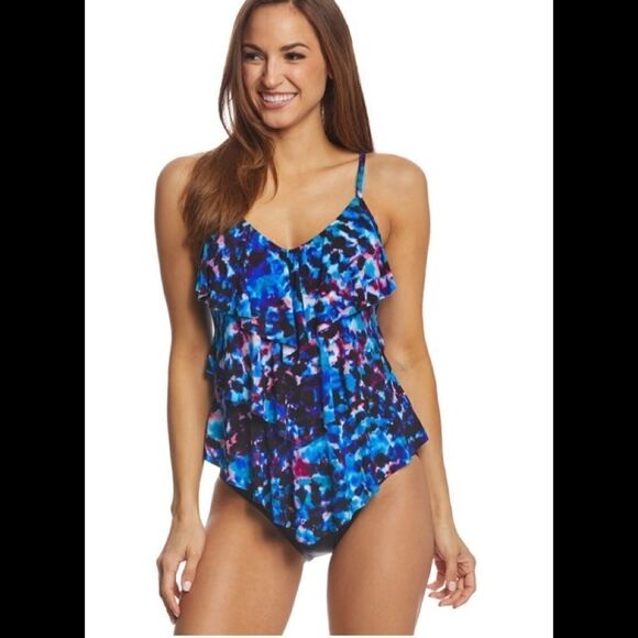 MAGICSUIT ULTRA VIOLET RITA TANKINI TOP. 8. NWT - Picture 4 of 12